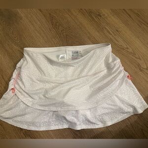 Activewear Lucky in Love White Skirt with built in shorts!